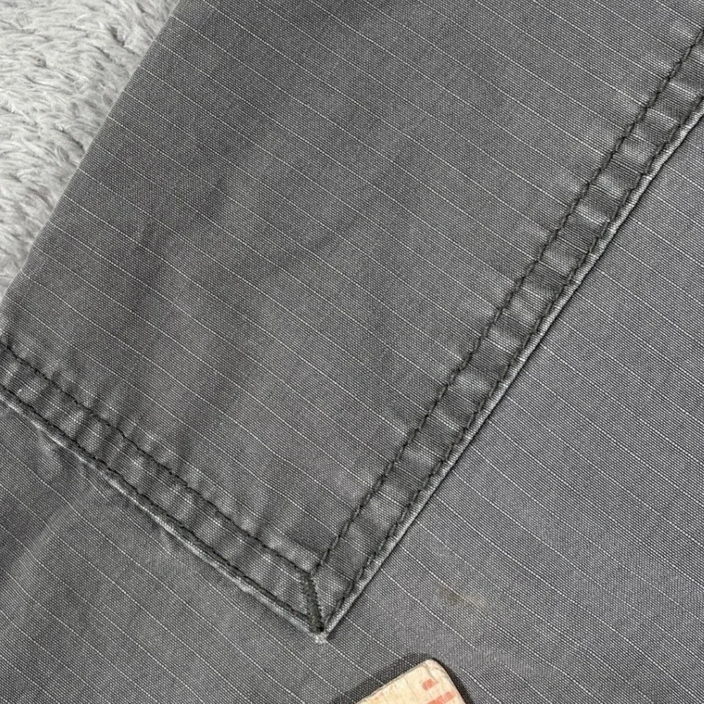 Banana Republic Cargo Pants Mens 33x32 Gray Ripstop‎ Cotton Multi Pocket Utility